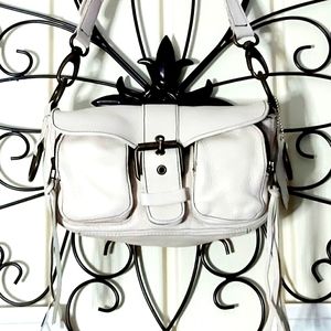 🇨🇦 Roots Emily-Princess Ivory Shoulder Satchel